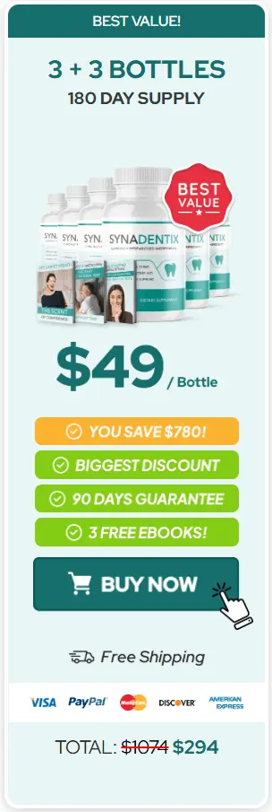 3 Days SynaDentix Special Offer