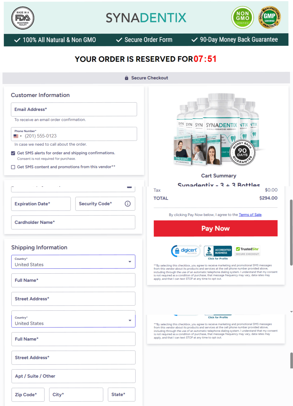 SynaDentix buyer page 